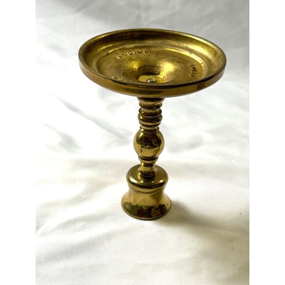Vintage Seiden Solid Brass Candlestick Holder 5” Taper Candle Classic Decor - Picture 5 of 8